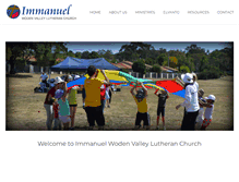Tablet Screenshot of immanuellutheran.org.au