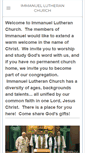 Mobile Screenshot of immanuellutheran.ca